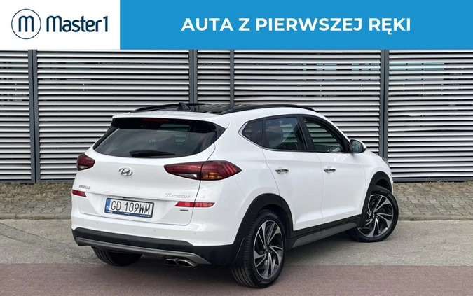 Hyundai Tucson cena 100850 przebieg: 158723, rok produkcji 2020 z Susz małe 92